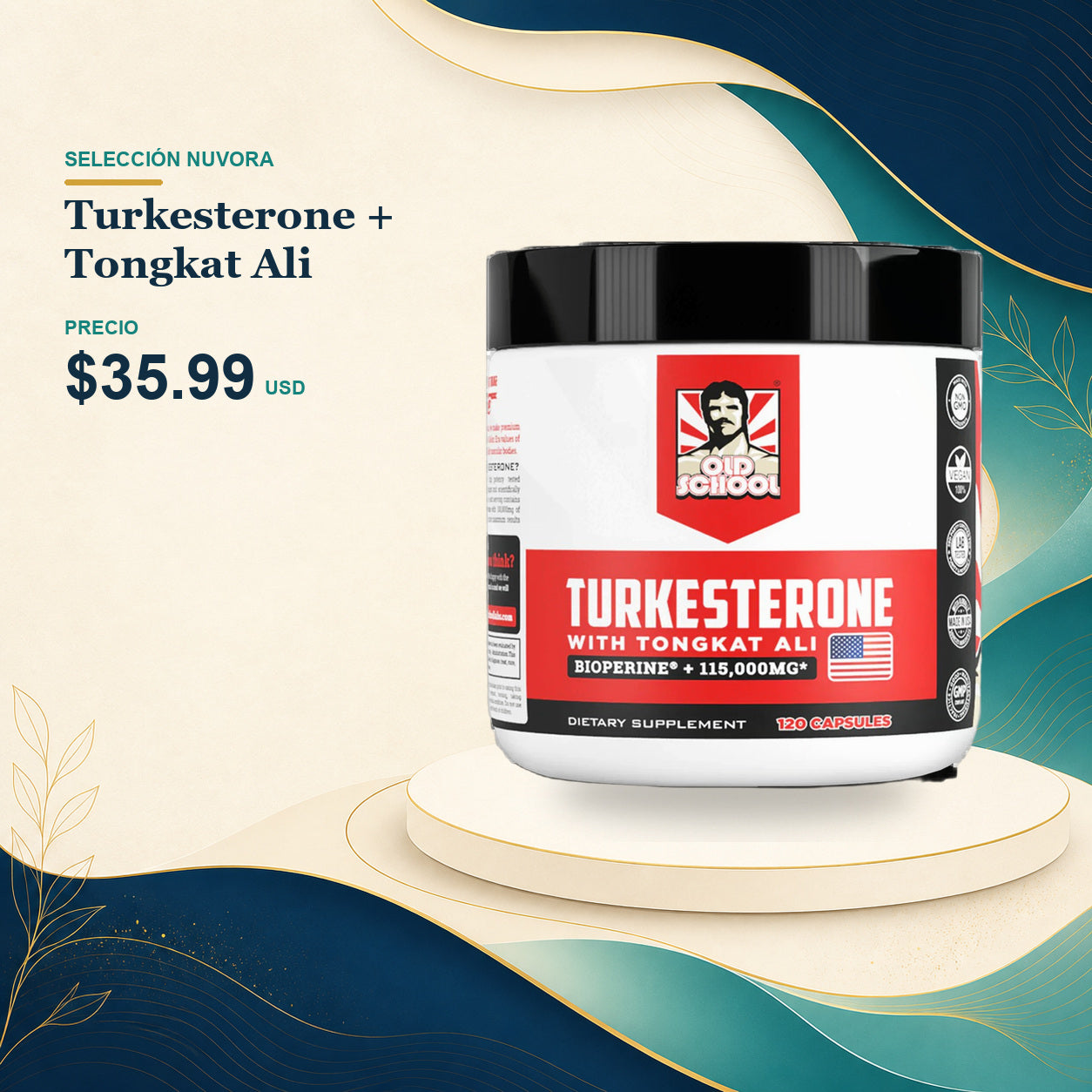 Turkesterone + Tongkat Ali - $35.99