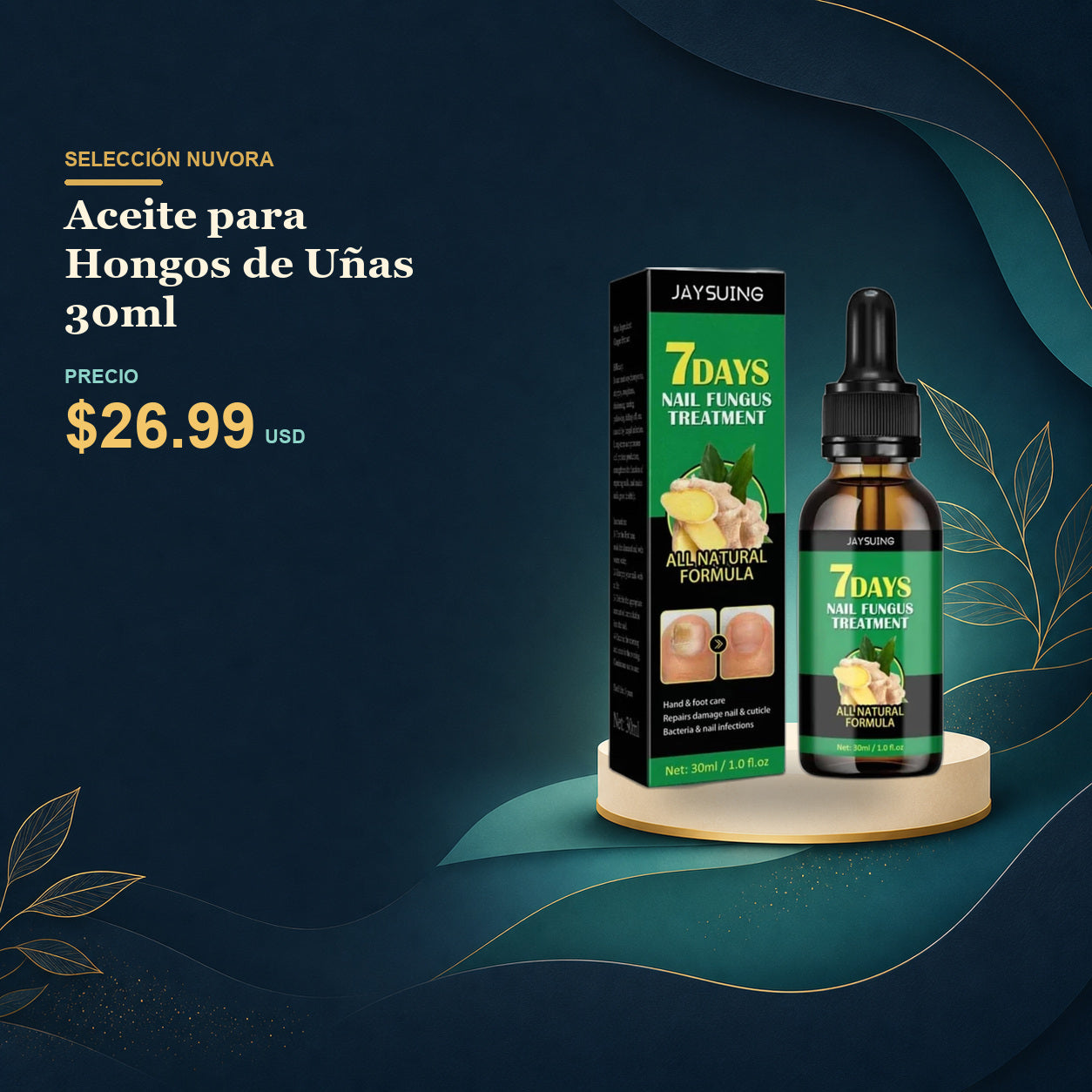 Aceite para Hongos de Uñas 30ml - $26.99
