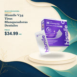 Hismile V34 Tiras Blanqueadoras Dentales - $34.99