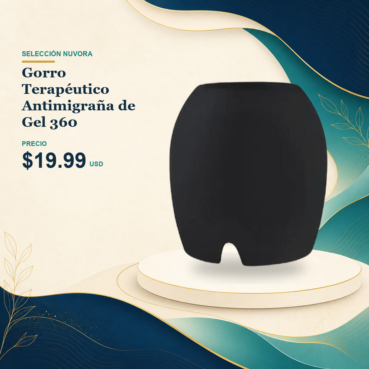 Gorro Terapéutico Antimigraña de Gel 360 - $19.99