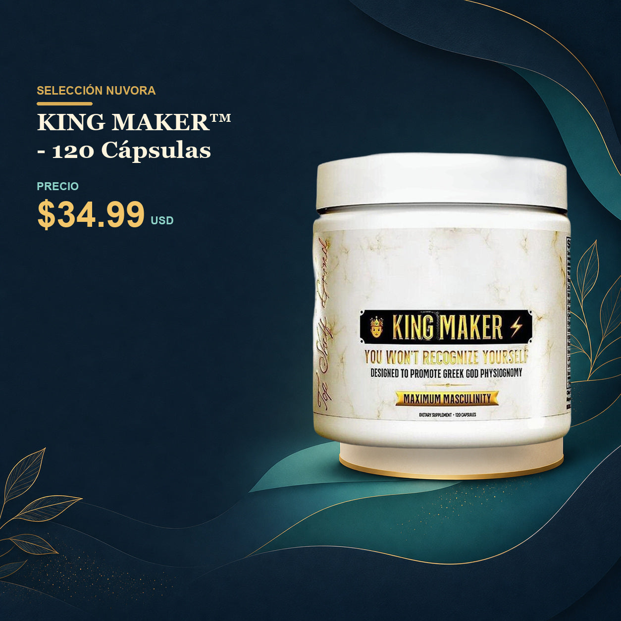 KING MAKER™ - 120 Cápsulas - $34.99