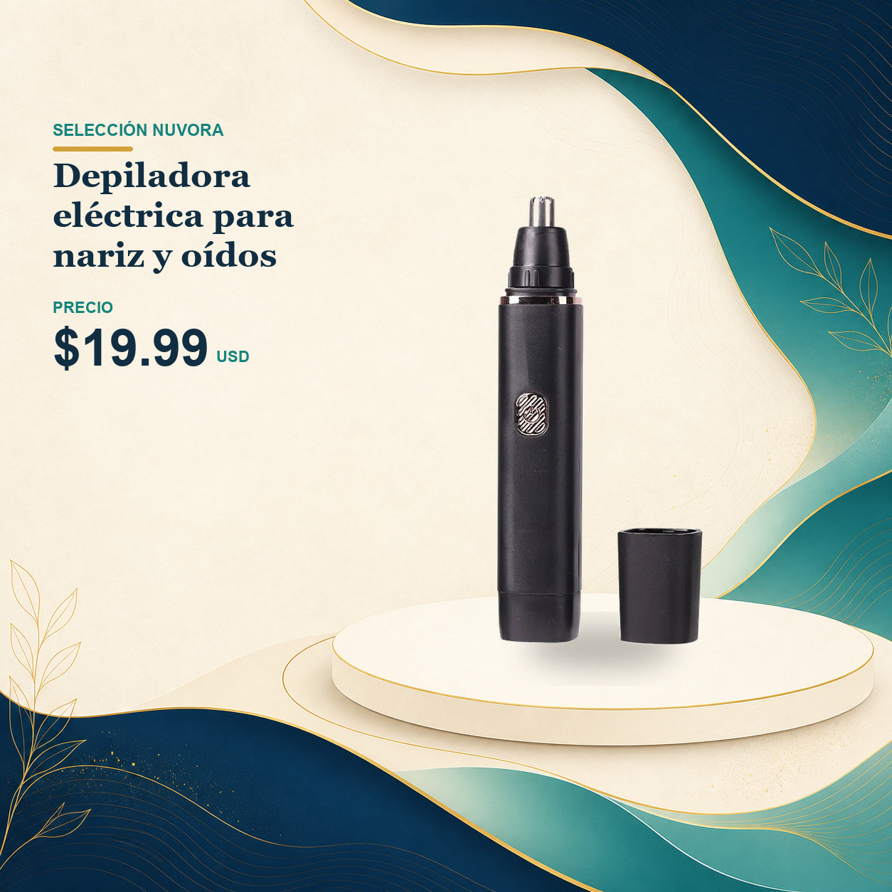 Depiladora eléctrica para nariz y oídos - $19.99