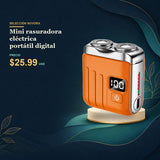 Mini rasuradora eléctrica portátil digital - $25.99