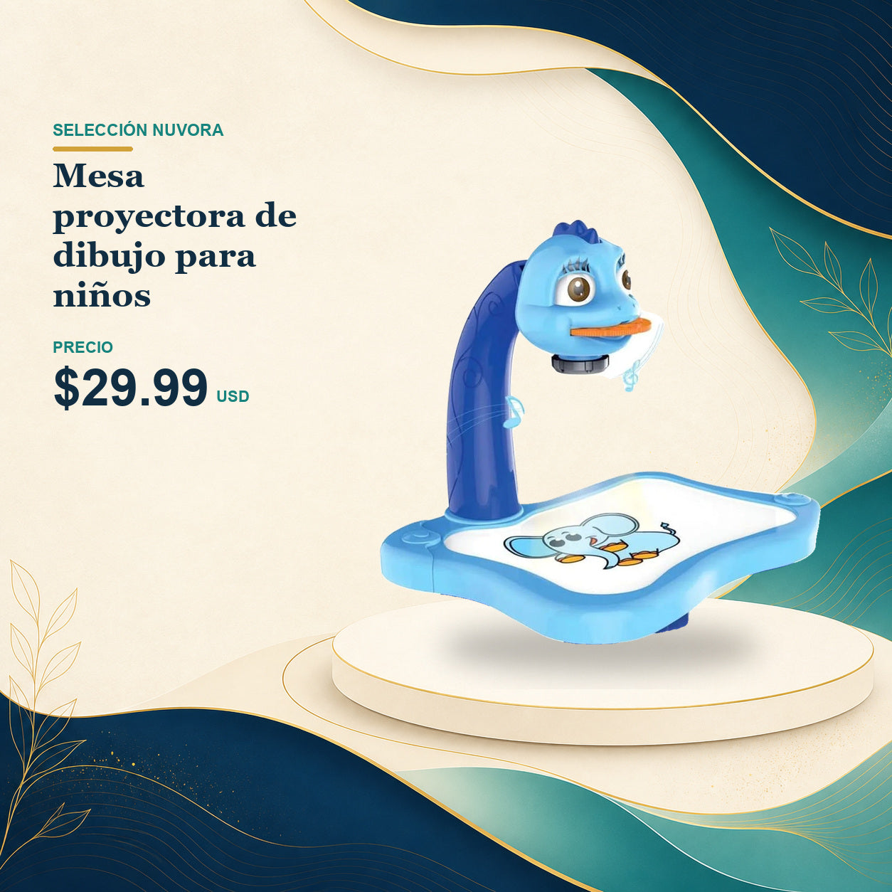 Mesa proyectora de dibujo para niños - $29.99