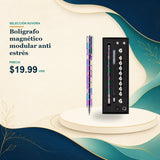 Bolígrafo magnético modular anti estrés - $19.99