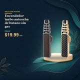 Encendedor turbo antorcha de butano sin gas - $19.99