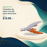Cortador de uñas con led para mascotas - $19.99